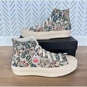 ⭐Converse Chuck Taylor Lift Platform 11 Women Sneakers Floral Tapestry A11992C